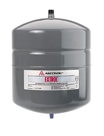 Amtrol 60 Extrol Boiler System Expansion Tank, 7.4 gal Volume, 11" Diameter, 23" Height