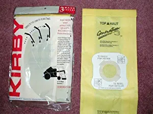 Kirby Part#197289 - Genuine Kirby Style 3 and Generation 3 Vacuum Bags - 3 X 3 Vacuum Bags per Package (9 Total Bags)