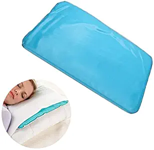 Tiakino Pillow Cooling Pad, Cold Therapy Insert Sleeping Aid Pad Mat Muscle Relief Cooling Pillow Use for Neck Pain Fevers