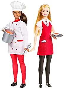 Barbie Friend Careers Chef & Waiter Doll Set