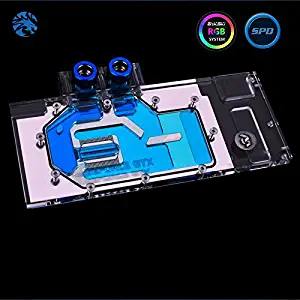 Bykski Full-Cover PC Water Cooling GPU Block Graphic Video Card VGA GTX Titan X-Pascal GTX 1080TI GTX1080 GTX1070 + RGB LED Light + Remote Control