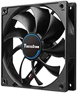 Enermax Twister Storm 120mm High Static Pressure Twister Bearing 3,500 RPM Case Fan with Smart Shift Speed Control Providing 3 Speed Modes, UCTS12A