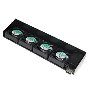 USB 4 Fan Quiet Cooling Cooler For SONY PS3 Playstation 3 40GB/80GB/120GB/250GB