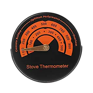 Lindsie Box - Oven Thermometer Fast Reading Aluminum Alloy Temperature Gauge Environmental Thermometer Stove Flue Pipe Thermometer