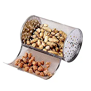 Bakeware Sets |12X22Cm Stainless Steel Oven Drum Accessories Grilled Cage Rotating Oven Net Barbecue Roasted Coffee Beans Nuts Walnut |Cookie Cutter | By ATUTI