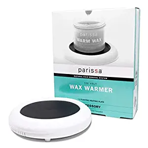 Parissa Wax Warmer, Plug-in Warming Plate for Safe At-Home Heating Parissa Hair Removal Waxes, 120V