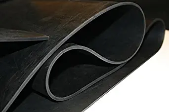 Rubber Sheet Warehouse .125" (1/8") Thick x 12" Wide x 12" Long -Neoprene Rubber Strip Commercial Grade 65A, Smooth Finish, Solid Rubber, Perfect for Weather Stripping, Gasket, Costume & DIY