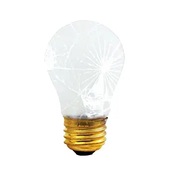 Bulbrite 40A15/TF Shatter Resistant 40W Standard A15 Bulb - 2 Pack