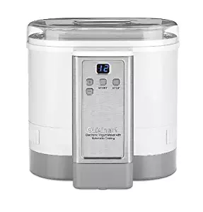 Cuisinart CYM-100 Electronic Yogurt Maker with Automatic Cooling (Certified Refurbished)