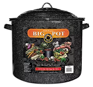 Granite Ware 34-Quart Stock Pot, Black