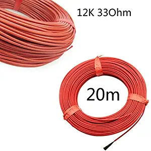 BoKa-Store - 20m Infrared Heating Cable 12K Carbon Warm Floor Cable Carbon Fiber Heating Wire Electric line For Warm Floor/green House