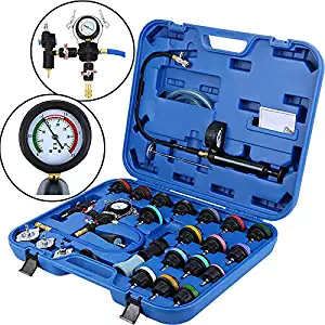 Honhill 28pcs Universal Radiator Pressure Tester and Vacuum Type Cooling System Kit