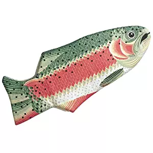 Rainbow Trout Oven Mitt, Quilted Cotton, Designed for Light Duty Use, by Boston Warehouse