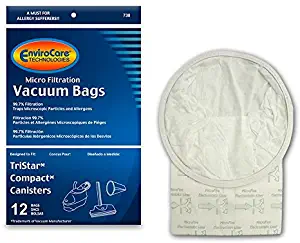 EnviroCare Replacement Vacuum Bags for Tristar Canisters 12 Pack