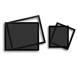 DEMCiflex Computer Dust Filter, Oversized 140mm and 200mm, Black Frame/Black Mesh