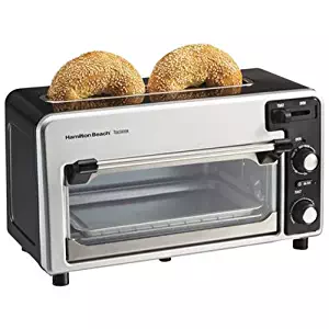 Hamilton Beach 040094227204 22720 Oven, 2 Slice Toaster, Toastation, 1 Black