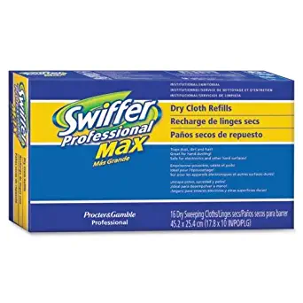 Swiffer Max Sweeper Refill - 17.88" Width x 10" Depth - Cloth