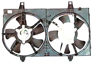 TYC 620710 Nissan Maxima Replacement Radiator/Condenser Cooling Fan Assembly