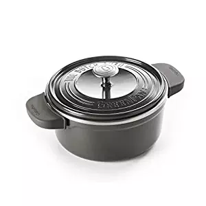 GreenPan CC001790-001 Featherweights 100% ToxinFree Healthy Ceramic Nonstick Metal Utensil/Induction/Dishwasher/OvenSafe Casserole Dish/Dutch Oven - 26cm - Grey