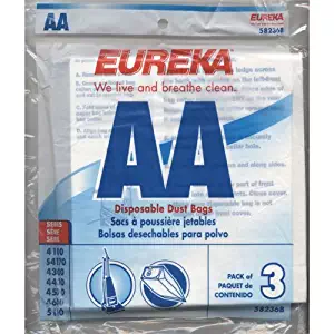Eureka 58236C-6 Type AA Eureka & Whirlwind Vacuum Bags 3 Count
