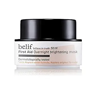 KOREAN COSMETICS, LG Household & Health Care_ belif, First Aid - Overnight Brightening Mask (50ml, healthy complexion, bright skin)[001KR]