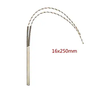 Tool Parts 16x250mm/0.63x9.84" Single End Cartridge Heater,1000W/1250W/1650W Stainless Steel Tube Heating Element 10 pcs - (Color: 24V, Specification: SUS201 16x250mm1000W)