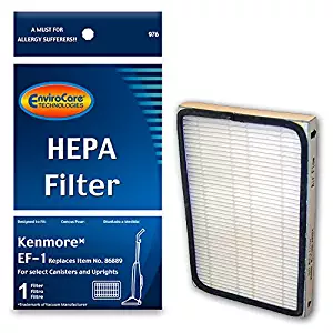 EnviroCare Replacement HEPA Vacuum Filter for Kenmore EF-1 for Select Canisters and Uprights