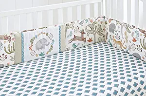 Levtex Home Baby Jungalo Animal Themed 4 Piece Crib Bumper