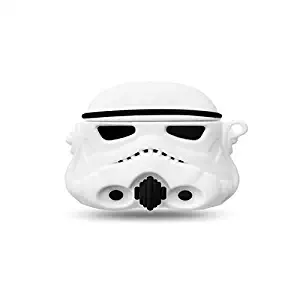 Stormtrooper Pro Star War Skywalker AirPods Pro Case Protective Soft Silicone Shockproof Cover for Airpod Pro 3 Gen, Keychain Bag Pendant Decor Gift Toy (Stormtrooper Pro)