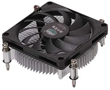 Cooler Master H115 Low-Profile CPU Cooler - 80mm Slim Cooling Fan & Heatsink - for Intel Socket LGA 1150/1151 / 1155/1156 (H115)