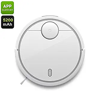 Generic Xiaomi Mi Robot Vacuum Cleaner - Laser Distance Sensor, NIDEC Brushless Motor, 1800 Pa, 5200mAh, App Control, Auto-Adjust Brush