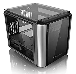 Thermaltake Level 20 VT Tempered Glass Interchangeable Panel DIY LCS Chamber Concept Micro ATX Modular Gaming Computer Case CA-1L2-00S1WN-00