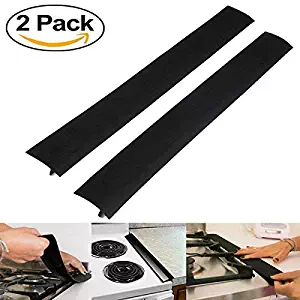 Silicone Stove Counter Gap Cover, FollowYT 2 Pack Silicone Gap Stopper Kitchen Stove Counter Gap Covers Food Grade, Non-toxic