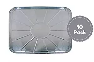 Disposable Aluminum Foil Oven Liners Set Of 10 Count 18.5 X 15.5 Inches