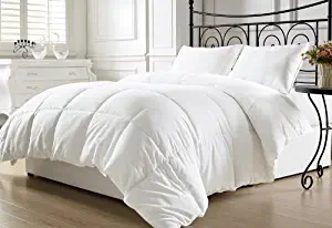 KingLinen® White Down Alternative Comforter Duvet Insert with Conner Tabs Full/Queen