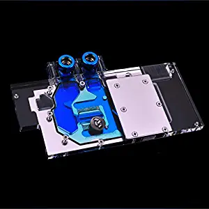 Bykski Full-Cover GPU Block for Graphic Card Video Card VGA Sapphire RX 580 8G D5 RX580 8G D5 OC RX580 4G D5 OC + LED Lights + Remote Control + Fittings