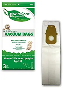 EnviroCare Replacement Allergen Vacuum Bags for Hoover Style Q Uprights 3 Bags