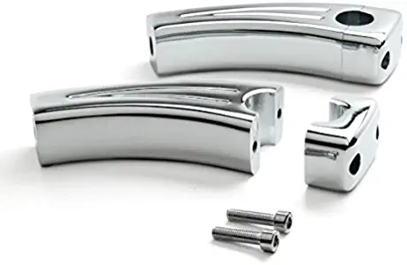 Krator 4.5" Chrome Bike Handlebar Pullback Risers 7/8" For Kawasaki Ninja 650R 650 R