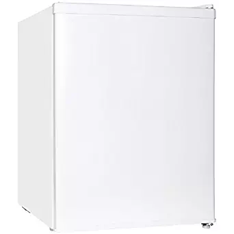 Midea WHS-87LW1 Refrigerator, 2.4 Cubic Feet White