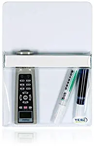 Magnetic Pen Holder for Refrigerator with Strong Magnetic Back - Dry Erase Marker Holder Ideal for Whiteboard, Fridge - Pencil Cup (Large, White)