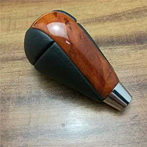 TT-OUTDO- Mahogany Look Carbon Fiber Automatic Gear Shift Knob Head Replacement For Lexus Gs300 1998-2006 Gs350 2007-2011 At (Mahogany Look Black)