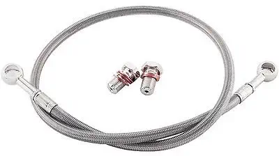 KAWASAKI 1986-1987 EX 250 E NINJA GALFER BRAIDED STAINLESS STEEL FRONT BRAKE LINE KIT