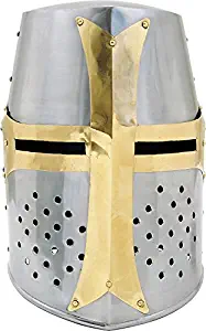 SZCO Supplies Brass Crusader Helmet