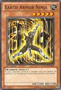 Yu-Gi-Oh! - Earth Armor Ninja (ORCS-EN016) - Order of Chaos - Unlimited Edition - Common