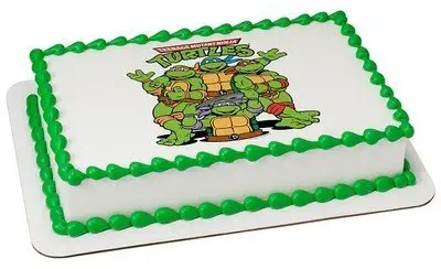 Teenage Mutant Ninja Turtles Licensed Edible Cake Topper #8412
