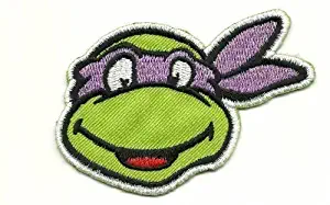 Teenage Mutant Ninja Turtles DONATELL Cartoon Appliques Embroidery Iron on Patch