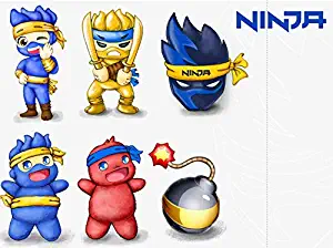 Wicked-Cool! Plush NinjaLogo 8 in
