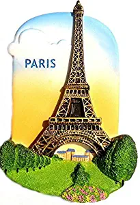 Eiffel Tower Paris France, High Quality Resin 3d Fridge Magnet