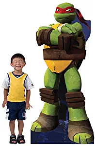 7 ft. TMNT Teenage Mutant Ninja Turtles Raphael Standee Standup Photo Booth Prop Background Backdrop Party Decoration Decor Scene Setter Cardboard Cutout