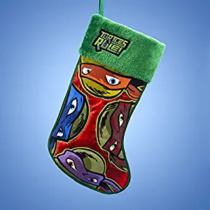 Kurt Adler Teenage Mutant Ninja Turtles Applique Stocking, 19-Inch